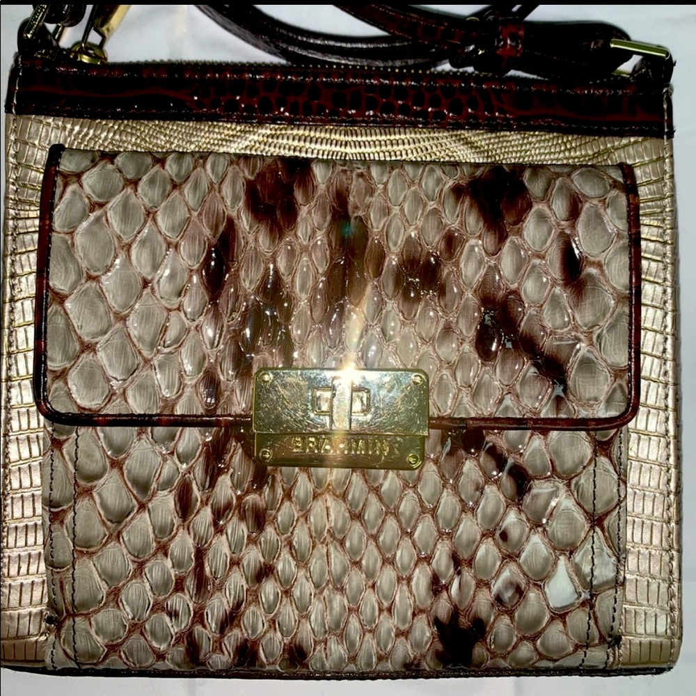 Brahmin stone carlisle mimosa crossbody